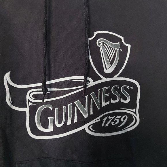 Vintage Unisex Guinness Hoodie with Flaws - Picture 2 of 13